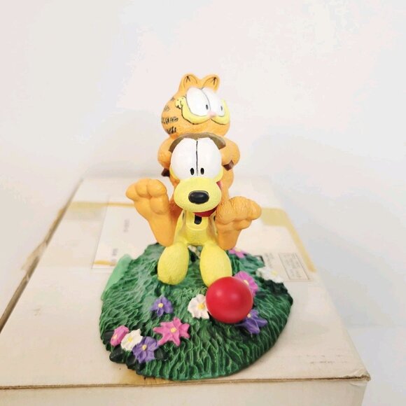 Vtg Danbury Mint Garfield And Odie “Easy Rider" Resin Figure 1993 Jim Davis - Picture 2 of 6